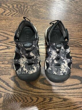Keen Kids Black & Gray Camo Closed-Toe Water Sandals